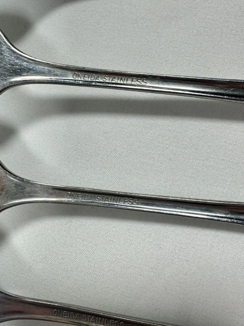 7 Piece Vintage Oneida 1881 Rogers Repose Bittersweet Pattern Stainless Flatware